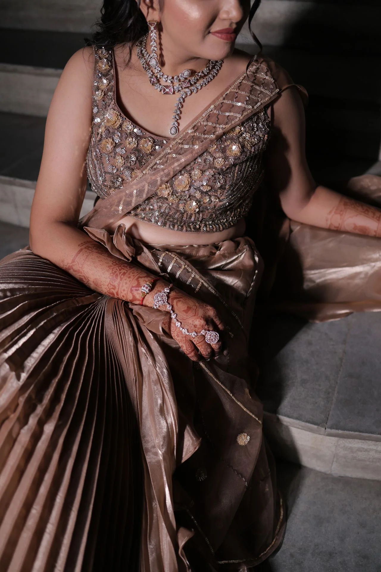 chiffon saree
