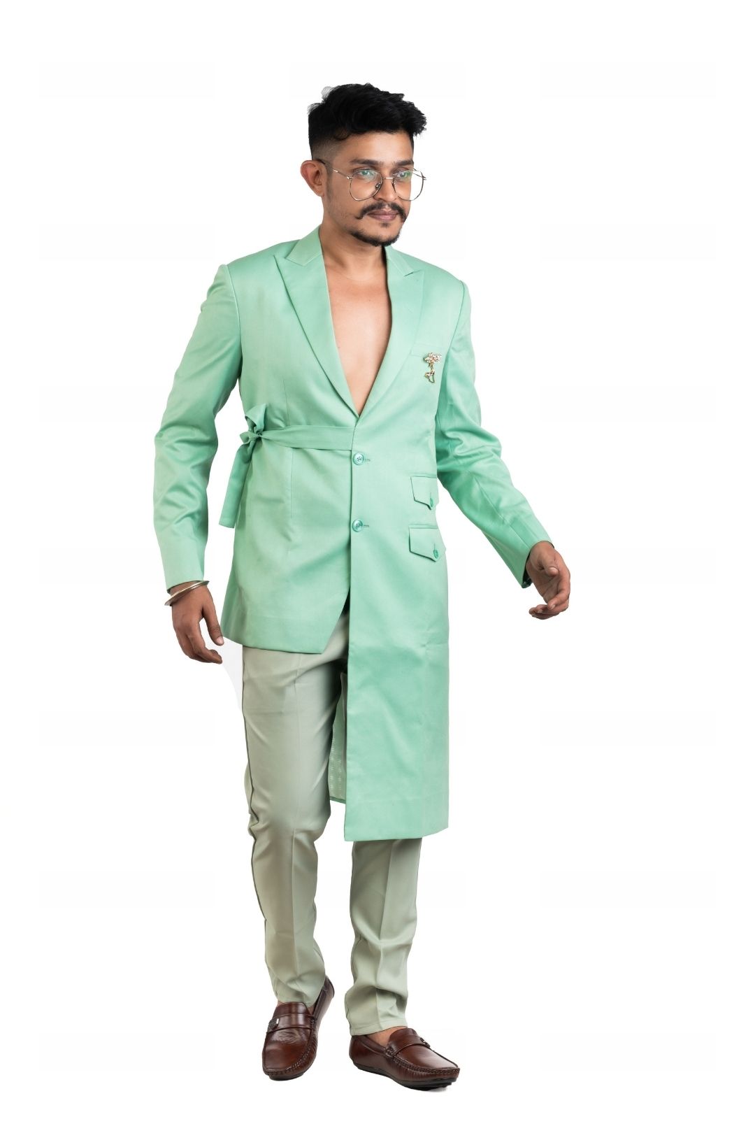 Srijan Fashion Stylish Asymmetric Long Blazer for Men