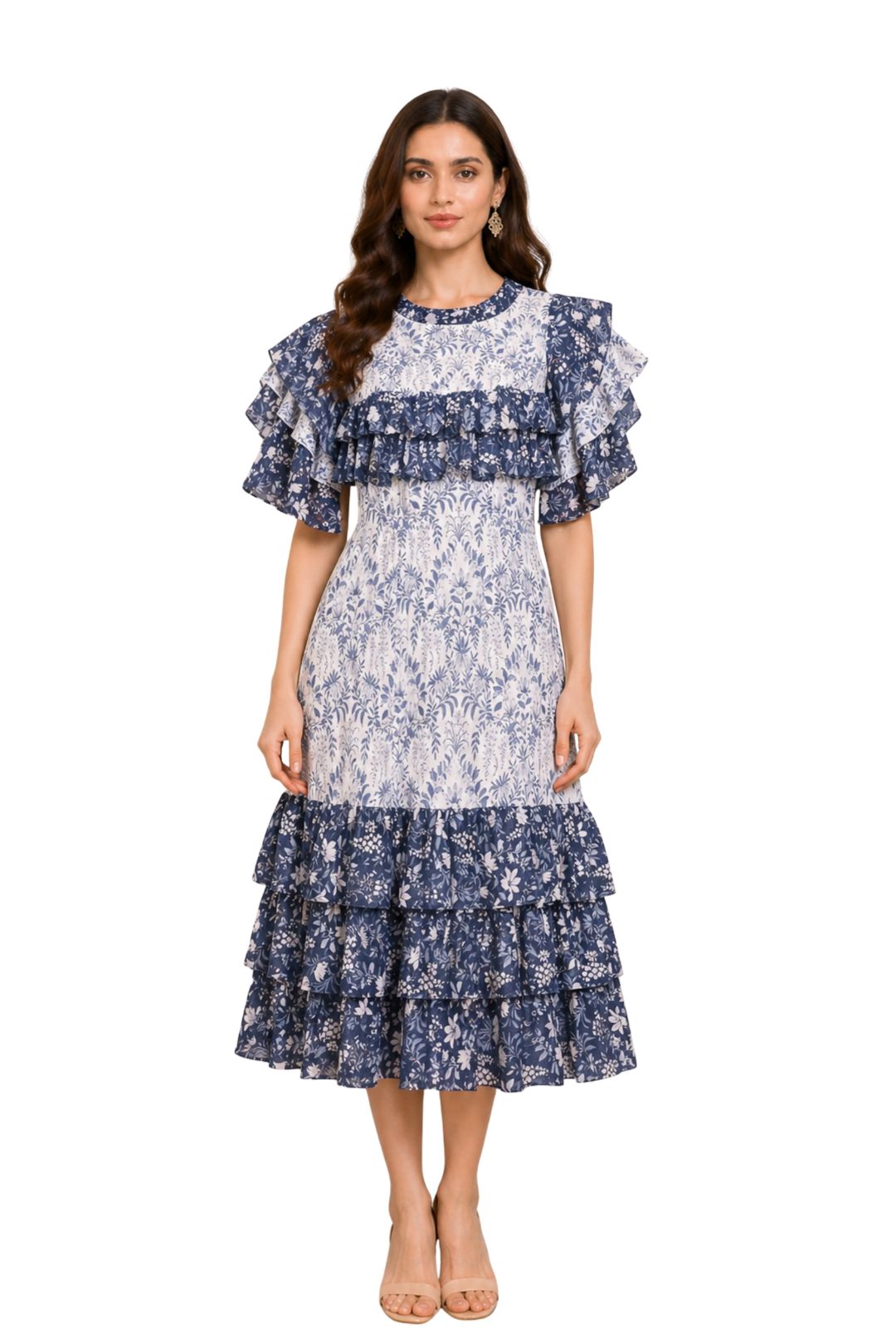 Srijan Fashion one piece calf length dress